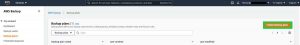 F13 In The Aws Backup Console Select Backup Plans And Select Create Backup Plan.