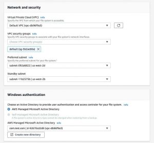 F26 In The Network And Security Section Provide The Virtual Private Cloud Vpc Vpc Security Groups Preferred Subnet And The Standby Subnet