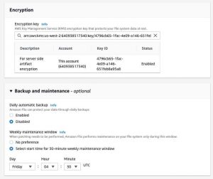 F27 Encryption And Backup And Maintenance Sections