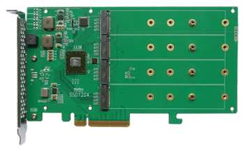 HighPoint Technologies Rocket 1204 4X M.2 PCIe Gen3 x8 NVMe Host Controller 
