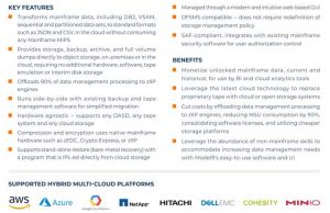 Model9 Cloud Data Manager For Mainframe Tabl