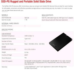 Buffalo Ssd Pg Spectabl