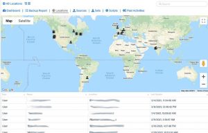 Retrospect 2021 Geo Tracking