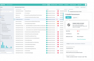Egnyte Ransomware Protection Screen Egnyte Ransomware Protection Screen