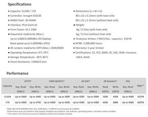 Adata Legend 840 Pcie Gen4 X4 M2 2280 Ssd Spectabl