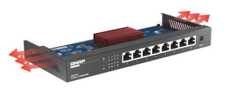 QNAP QSW-1108-8T 8-Port Unmanaged 2.5GbE Network QSW-1108-8T-US