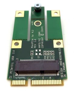 amfeltec MiniPCI-Express-to-M.2-PCIe1-Adapter-E-key.