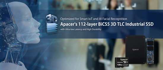 Apacer's 112 Layer Bics5 3d Tlc Industrial Ssd 1130