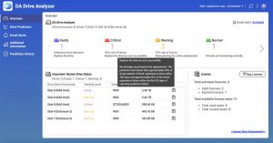 Qnap Drive Analyzer Screenshot