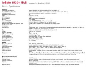 Iosafe 1520 Nas Spectabl