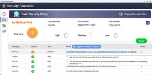2022 01 10 Qnap Security Policy Screen 2022 01 10 Qnap Security Policy Screen