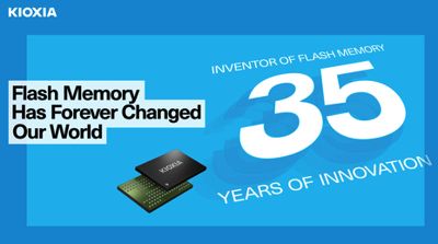 Kioxia Celebrates 35th Anniversary Of Invention Of Nand Flash Memory
