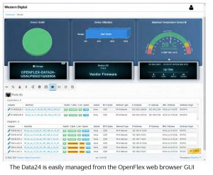 Western Digital Openflex Data24 Report Gui Screenshot