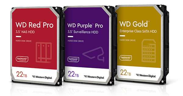 03.wd Red Pro+purple Pro+gold 22tb New 834x400 Transparent