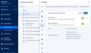 Acronis Cyber Protect Data Loss Prevention 2 2206