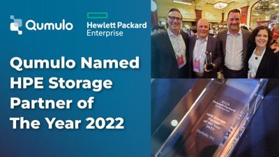 Qumulo Named Hpe Partner Of The Year