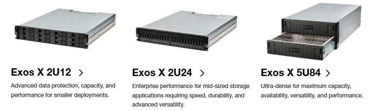 Seagate Exos X Raid Systems 2209
