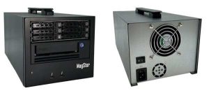 Magstor Lto9 18tb Thunderbolt 3 Raid Desktop Lru Tape Drive Lto 9 Taa Trb3 Lru9 Frontandrear