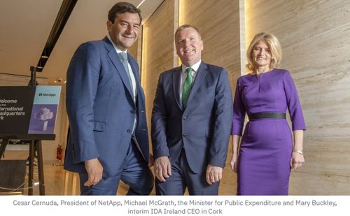NetApp Opens International Headquarters in Cork, Ireland Netapp Opens International Headquarters In Cork, Ireland
