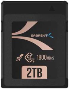 Sabrent 2TB Rocket CFX Type B Memory Card with Dual PCIe 3.0 Lanes