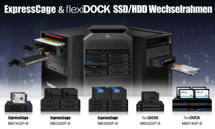 Icy Dock Expresscage Ssd:hdd F1