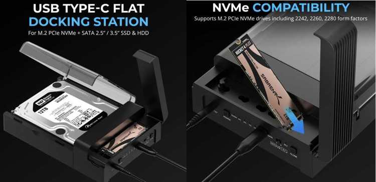 DOCK STATION SATA 2.5''+3.5