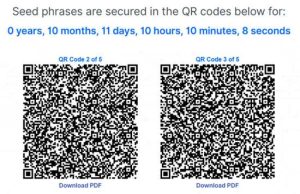 Xecret.io Qr Codes 2302