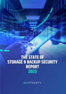Continuity The State Of Storage Backup Security Report 2023 Cover 2303