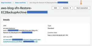 Figure 4 Start An Execution Of Aws Step Functions State Machine F4
