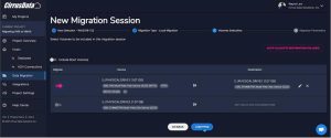Cirrusdata Migration Session Screenshot 2304