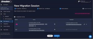 Cirrusdata Migration Session Screenshot 2304