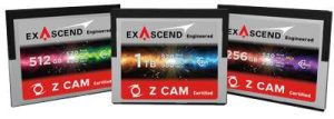 Exascend Z Cam Card Lineup 2304