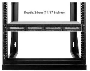Google Rack U4 TerraMaster 4-Bay Short Depth 1U Rackmount NAS U4-423 with 2x2.5GbE ...