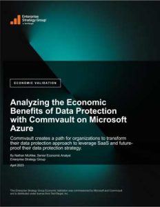 Esg Impact Study Economic Value Of Commvault On Azure Intro 2304