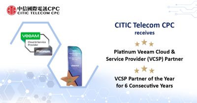 Citic Telecom Cpc In Hong Kong Strengthens Its Partnership With Veeam