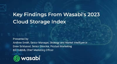 Findings From Wasabi 2023 Cloud Storage Index