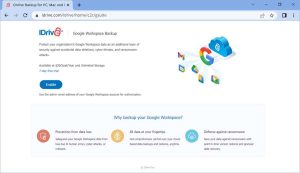 Idrive Backup Google 2305