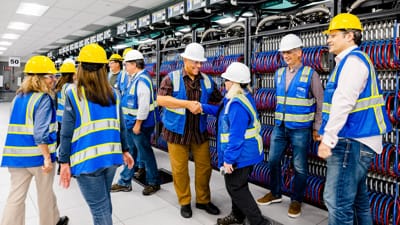 Aurora Supercomputer Blade Installation Complete