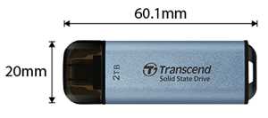 Transcend ESD300S SSD externe 10 Gbit/s USB-C 1 To