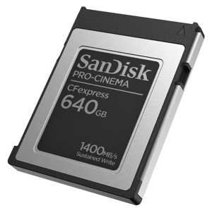 Sandisk Pro Cinema Cfexpress Card 640gb