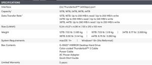 Sandisk G Raid Mirror Spectabl