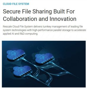 Rescale Cloud File System Intro