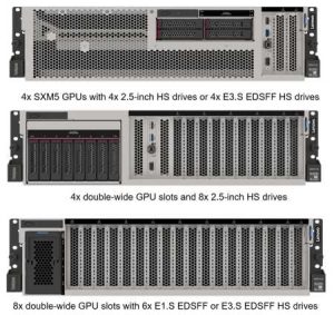 Lenovo Thinksystem Sr675 V3 Rear Plus