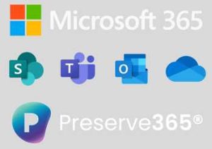 Microsoft 365 And Preserve365 Combined With Icons
