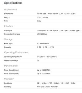 Transcend Esd360c Ssd Spectabl