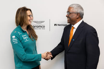 Aston Martin Aramco Formula One Team And Netapp Renew Partnership