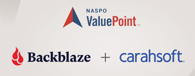 Backblaze's Solutions Available On Carahsoft's Naspo Valuepoint Contract
