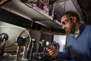 Stefano Bonetti In The Lab At Stockholm University.