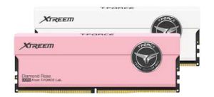 Teamgroup T Force Xtreem Ddr5 Fuji White Diamond Rose Oc Desktop Memory Module Computex