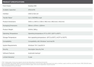 Wdc Sndk Desk Drive Spectabl